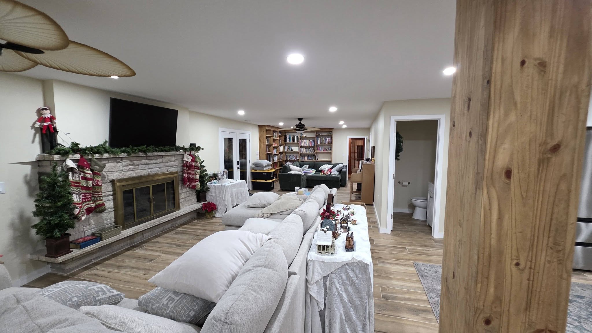 Floor tile installation